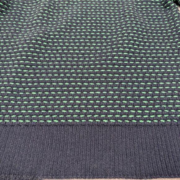 J.Crew Turtle Neck Sweater Women's Small Pullover Chunky Knit Navy Green J Crew - Picture 4 of 9